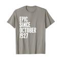 Awesome Since October 1927 97th Birthday Retro T-Shirt