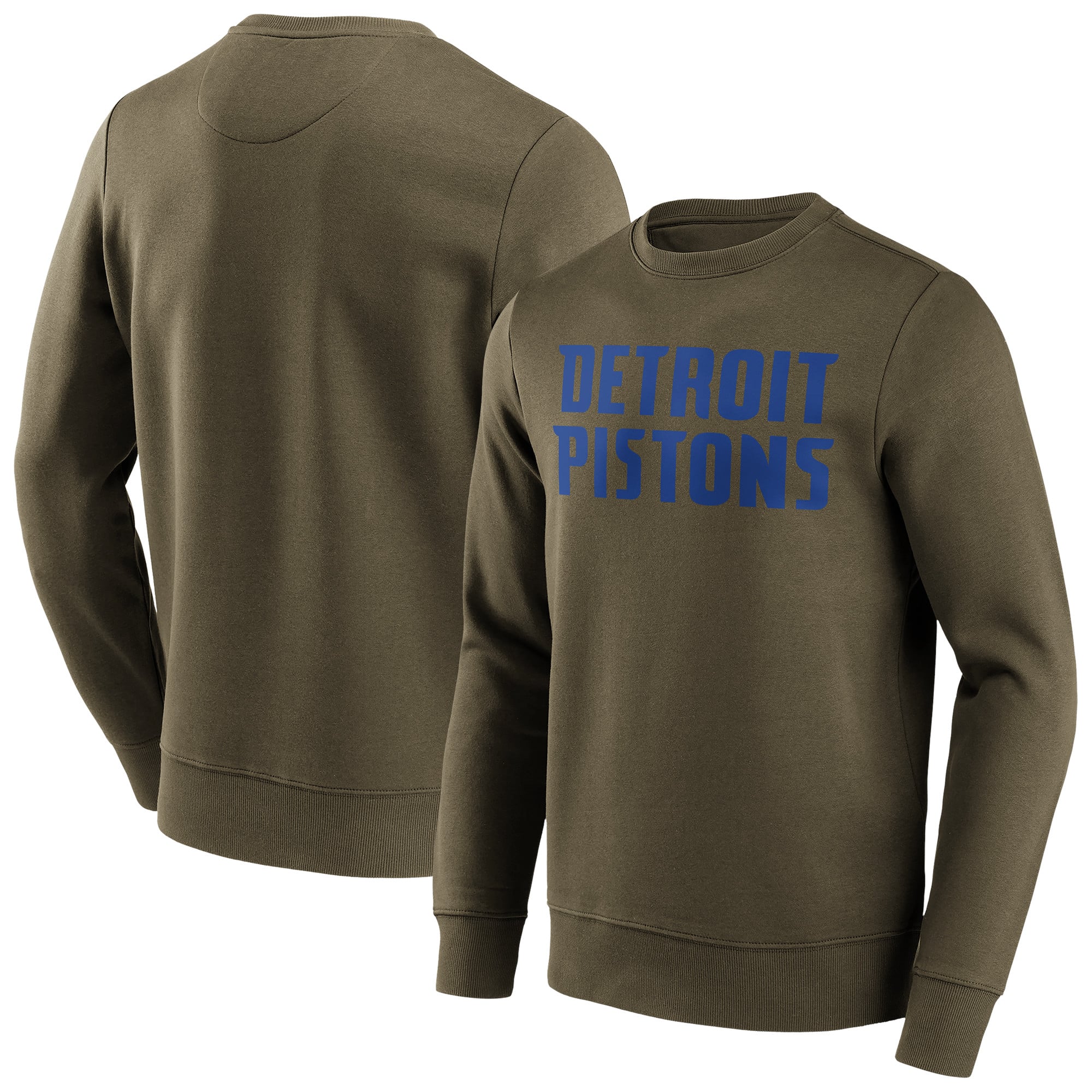 Sweat-shirt ras du cou avec logo couleur NBA des Detroit Pistons - Grands et grands - Hommes - Homme Taille: 4XL