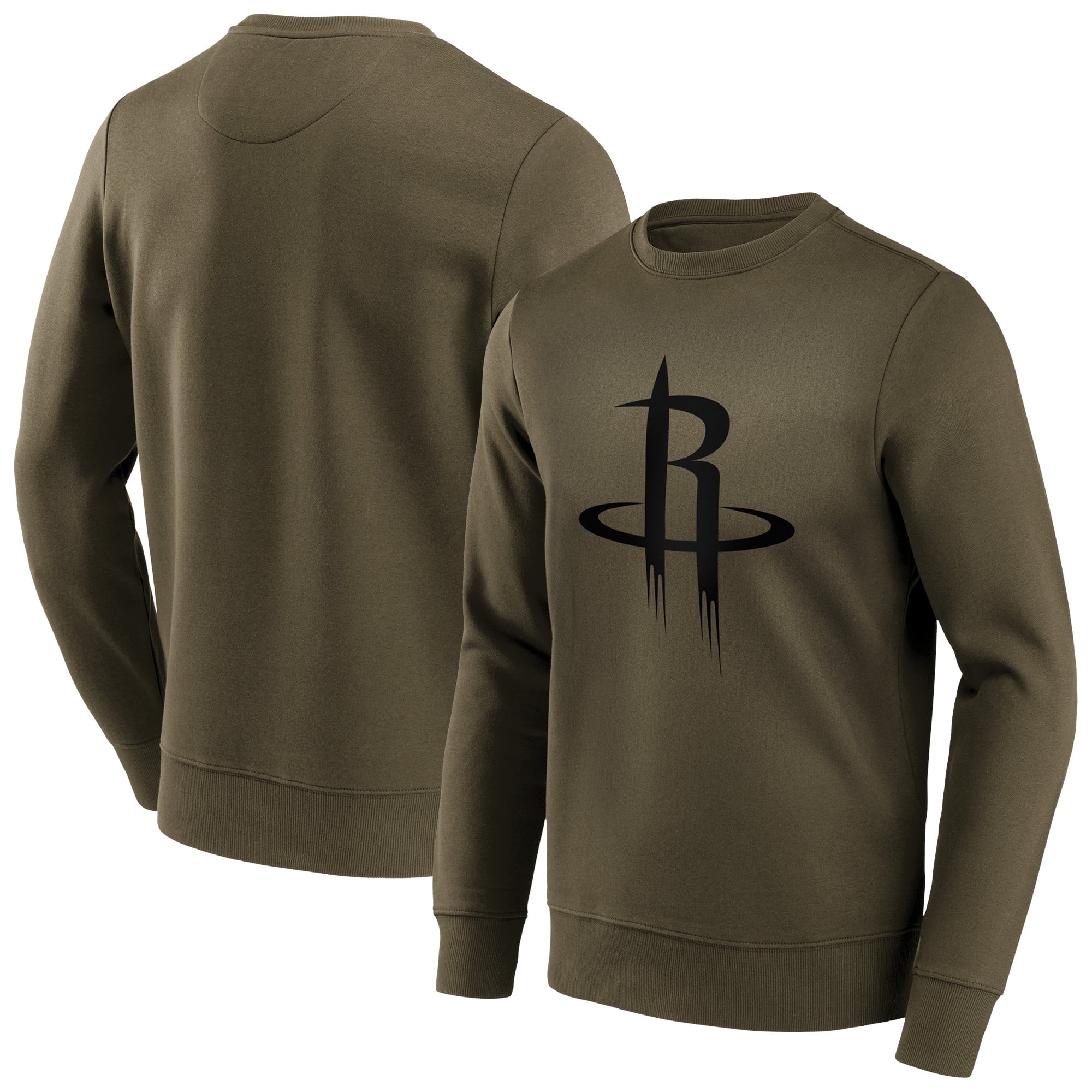 Sweat-shirt ras du cou graphique avec logo mono NBA des Houston Rockets - Grands et grands - Hommes - Homme Taille: 4XL