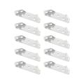 Pedty 10X Retainer Universal Stainless Steel Furniture Corner Connector Universal Stainless Steel Furniture Corner Connector Corner Brace for Shelf Cabinet Table Chair for Wood Shelf Cabinet Table