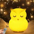 LED night light baby night light children night light owl night light baby night light 9 colors night light children s bedroom night light Christmas/birthday gift - medium owl