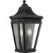NANYUN OL5423BK Cotswold Lane Outdoor Patio Lighting Wall Lantern Black 2-Light (10 W x 16 H) 120watts