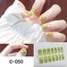 Y2K Spring Summer Nail Strips 3D Fashion Nail Strips Full Wraps Nail Polish Sticker Self Adhesive Nail Art Decal Strip For Women Nail Art DIY