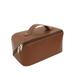 Adpan Makeup Bag Large Capacity Travel Leather Makeup Bag Cosmetic Bag Portable Makeup Case Organizer Toiletry Bag Makeup Box for Cosmetics Toiletries with Handle And Divider Cosmetic Bag