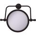 1 RDM-4/2X Retro Dot Collection Wall Mounted Swivel 8 Inch Diameter with 2X Magnification Make-Up Mirror Antique Bronze