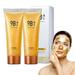 Gold Foil Peel-Off Mask 98.4% Golden Peel Off Mask Gold Peel Off Face Mask Anti-Wrinkle Anti-Aging Gold Face Mask for Moisturizing Removes Blackheads Cleans Pores2PCS