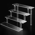 Clear Acrylic Perfume Organizer - 9 Display Stand with Removable Risers for Funko -