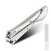 2 pcs Thick Toenail Clippers - Wide Jaw Opening Nail Clippers for Thick Toenails Big Nail Clippers for Men and Seniors Stainless Steel Wide Mouth Toenail Clippers