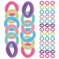 Toddler Hair Ties Ribbons 80 Pcs for Babies Mini Children s Little Girl Fabric