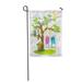 KDAGR Tree Friends Birds Monsters Bees in Sunny Summer Nature Garden Flag Decorative Flag House Banner 12x18 inch