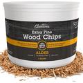 Camerons Products Smoking Chips - (Alder) Kiln Dried 5 Quart 100 Percent Natural Extra Fine Wood Smoker Sawdust Shavings - 5 Quart Barbecue Chips