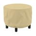 Classic Accessories Terrazzo Water-Resistant 36 Inch Round Ottoman/Coffee Table Cover