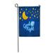 KDAGR Good Night Time for Children Stars Moon and Inscription Wish Sweet Dreams Garden Flag Decorative Flag House Banner 12x18 inch