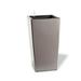 Algreen Modena 30-In. Square Taper Planter Self-Watering Matte Granite