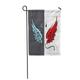 LADDKE Eagle Angel and Devil Wings Angelic Bird Clip Garden Flag Decorative Flag House Banner 28x40 inch