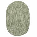 Colonial Mills Howell Indoor/Outdoor Braided Tweed Area Rug Green 12X16 12 x 15 Outdoor Indoor Oval