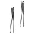 2 Pcs Stainless Steel Cookware Metal Tong Food Tongs BBQ Tongs Barbecue Tongs Candy Food Clip 304 Stainless Steel