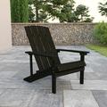 Charlestown Poly Resin Adirondack Chair - Gray - All Weather - Indoor/Outdoor