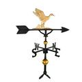 Montague Metal Products 32-Inch Deluxe Weathervane with Gold Duck Ornament