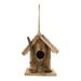 Bird House for Garden of Birds Wood Birdhouses outside Natural Feeders Household Decor Birds Cage Hanging Pendant