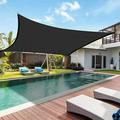 IMossad 10 x13 Sun Shade Sails Canopy Commercial Outdoor Shade Cover Sand Curved Outdoor Shade Canopy UV Block Canopy for Outdoor Patio Garden Backyard