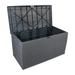 120 Gallon Outdoor Storage Deck Box Large Plastic Patio Storage for Outdoor Pillows Garden Bench Waterproof Lockable