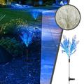 Solar Firefly Light Solar Garden Lights Swaying Solar Lights Firefly Lights LED Outdoor Swaying Solar Lights Waterproof Swaying Solar Garden Small Solar Lights Blue