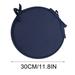 Tuphregyow Indoor Outdoor Chair Cushions Round Chair Cushions With Ties Round Chair Pads For Dining Chairs Round Seat Cushion Garden Chair Cushions Set For Furnitu Navy