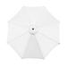 PAVEOS Home and Garden Outdoor Equipment Outdoor Courtyard Umbrella Surface Polyester Sunshade Umbrella Sunscreen and Rainproof Fabric Garden Pillar Umbrella Fabric White-r