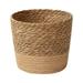 Clearance!Woven Straw Flower Pot Seagrass Planters Basket Garden Plant Pot Containers Wicker Rattan Vase Sundries Organizer Storage Bins for Indoor Outdoor Plants