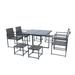 Rugerasy 9 Pieces Outdoor Dining Set Patio Furniture Set With Glass Table Top Table 4 Chairs And 4 Stools Wicker Dining Table Set With Seat Cushions For Backyard Porch