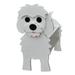 Gieriduc Flower Pots Garden Flower Pot Dog Poodle Chihuahua Animal Planters Flower Pot Dog Planter Storage Containers Dog Planters Garden Pet Dog Storage Pots Decor Ornaments Animal Shaped 1Pcs (I )