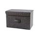 Storage Box on Clearance Cotton and Linen Cloth Covered Storage Box Clothing and Debris Storage Artifacts Household Daily Collapsible Washing Box Kitchen Decor