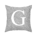 Pillowcase Covers Pillowcase 45x45cm Room Decoration Letter Cushion English Alphabet Pillowcases