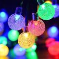 kitwin Solar String Lights 5m/7m/12m 20/50/100 LEDs Globe String Lights IP44 Waterproof String Fairy Lamp with 8 Modes Solar Patio Lights 12hrs Working for Garden Lawn Patio Gazebo Yard