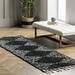 nuLOOM Bria Moroccan Shag Tasseled Area Rug 2 6 x 6 Black