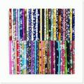 QuiltCraft 50-Piece Cotton Fabric Patchwork Bundle: Precut 12x12 Squares for Engaging Quilting and Sewing Projects