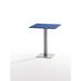 iSiMAR Steel Dining Table Metal in Blue | 29.1 H x 27.6 W x 27.6 D in | Outdoor Dining | Wayfair 5033_AU