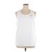 Nike Active Tank Top: White Activewear - Women's Size X-Large