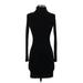 Lulus Casual Dress - Sweater Dress: Black Solid Dresses - Women's Size X-Small