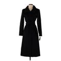 Cole Haan Wool Coat: Black Jackets & Outerwear - Women's Size 4