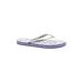 Vera Bradley Flip Flops: White Shoes - Women's Size 6 - Open Toe