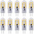 Ampoule G4 led 12V 2W Blanc Froid 6000K, 200LM, Équivalent Halogène G4 Bi-pin 10W 20W, led Lampe G4