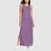 Eddie Bauer Women's Coast and Climb Sleeveless Maxi Dress - Violet - Size S