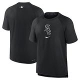 Men's Nike Black Chicago White Sox Authentic Collection Pregame Raglan Performance T-Shirt