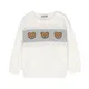 Moschino , Girl's Clothing Knitwear White Noos ,White female, Sizes: 9 M, 18 M, 12 M, 2 Y