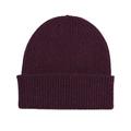 Men's Colorful Standard Merino Wool Beanie Hat - Oxblood Red One Size