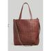 Madewell Bags | Madewell $188 The Madewell Transport Tote Woven Leather Nn844 D | Color: Brown | Size: Medium