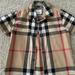 Burberry Shirts & Tops | Authentic Size 6 Year-Old Burberry Shirts, My Twins Only Worn These Shirts Once. | Color: Tan | Size: 6g