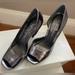 Jessica Simpson Shoes | Jessica Simpson Nwot Silver Pewter Heels Wi Side Cut Out Size: 6b | Color: Silver | Size: 6